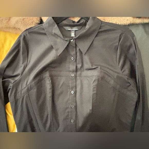 NWT White House Black Market Corset Poplin Top Size 14 - Picture 3 of 4